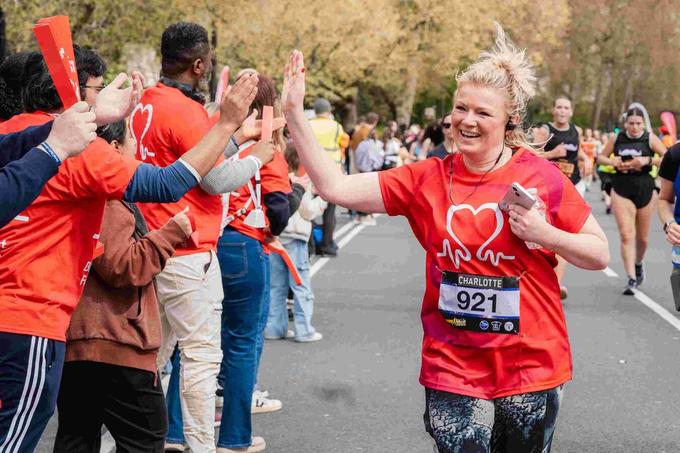 BHF Runner at London Half-Marathon BHF Runner at London Half-Marathon