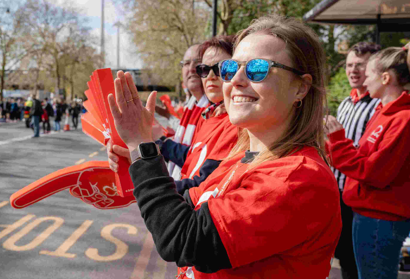 Volunteer at London Half-Marathon Volunteer at London Half-Marathon